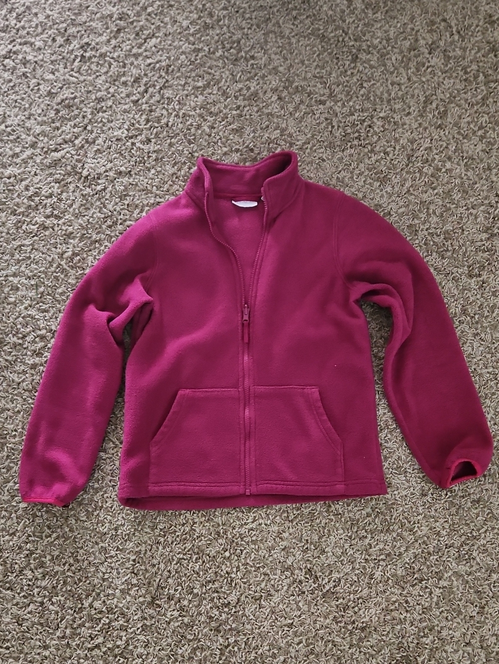 Place Raspberry Pink Full-Zip Fleece Jacket - Picture 1 of 3